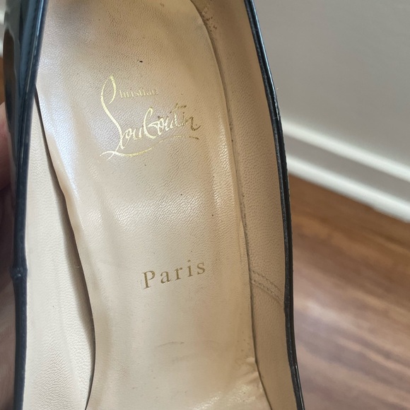 Christian Louboutin 85 mm Pumps - Patent calf leather - Black - Women Size 39 - Picture 5 of 11